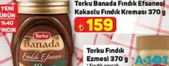 TORKU BANADA FINDIK EFSANESİ KAKAOLU FINDIK KREMASI 370 G
